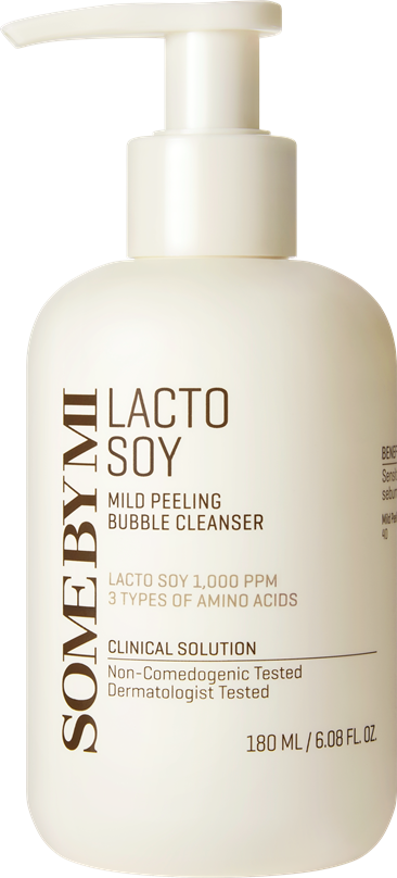 SOMEBYMI Lactosoy Mild Bubble Peeling Cleanser – Nettoyant Doux et Exfoliant