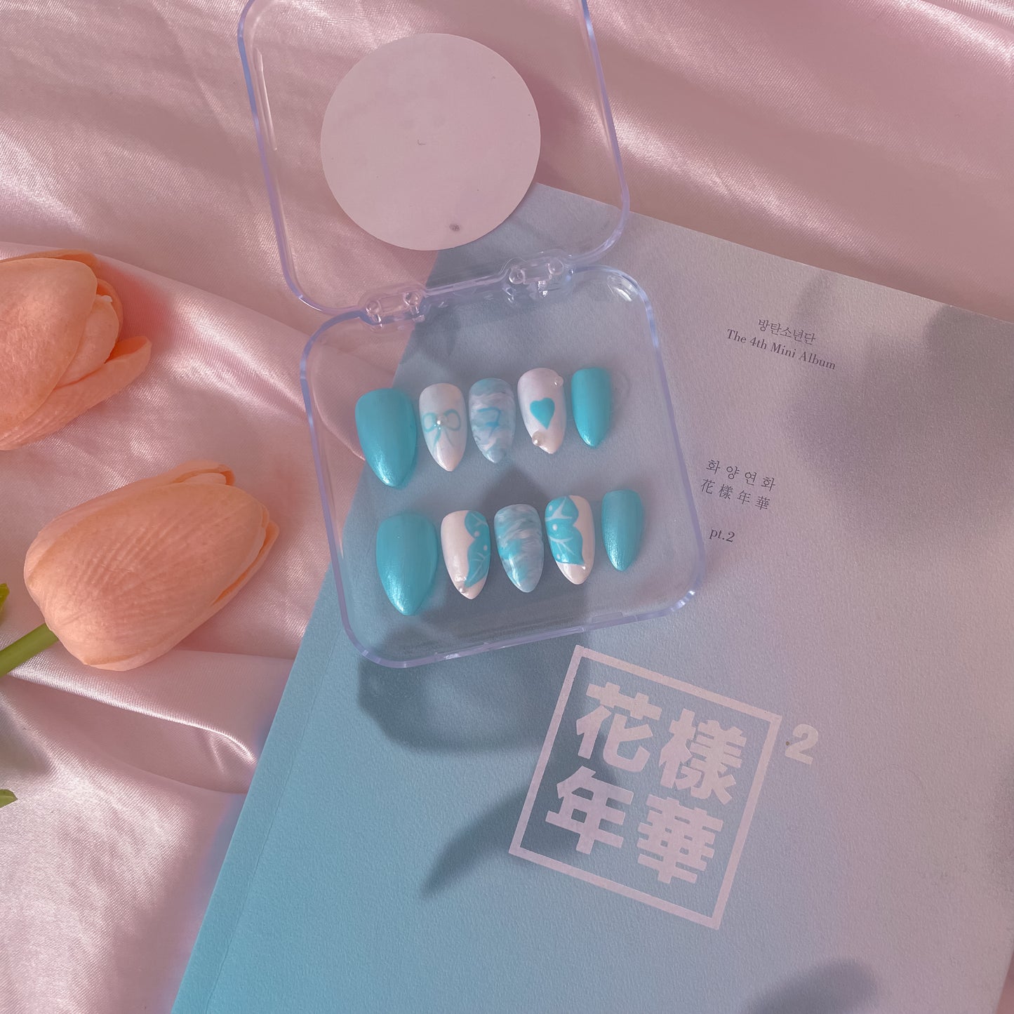 Press-on Nails BTS 🩵