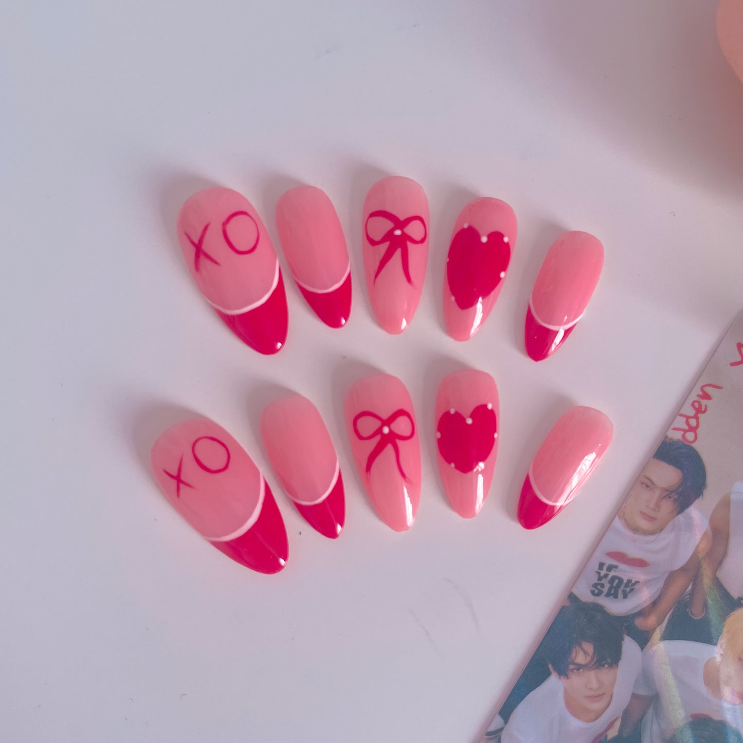 Press-on nails Enhypen ❤️🔥