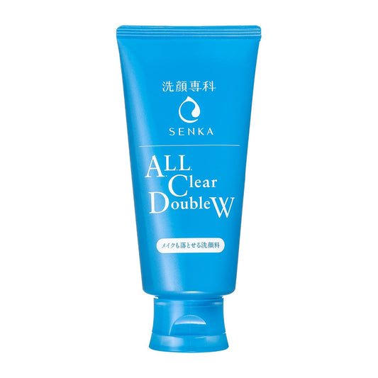 Shiseido - Senka All Clear Double W Face Wash & Makeup Remover 120ml