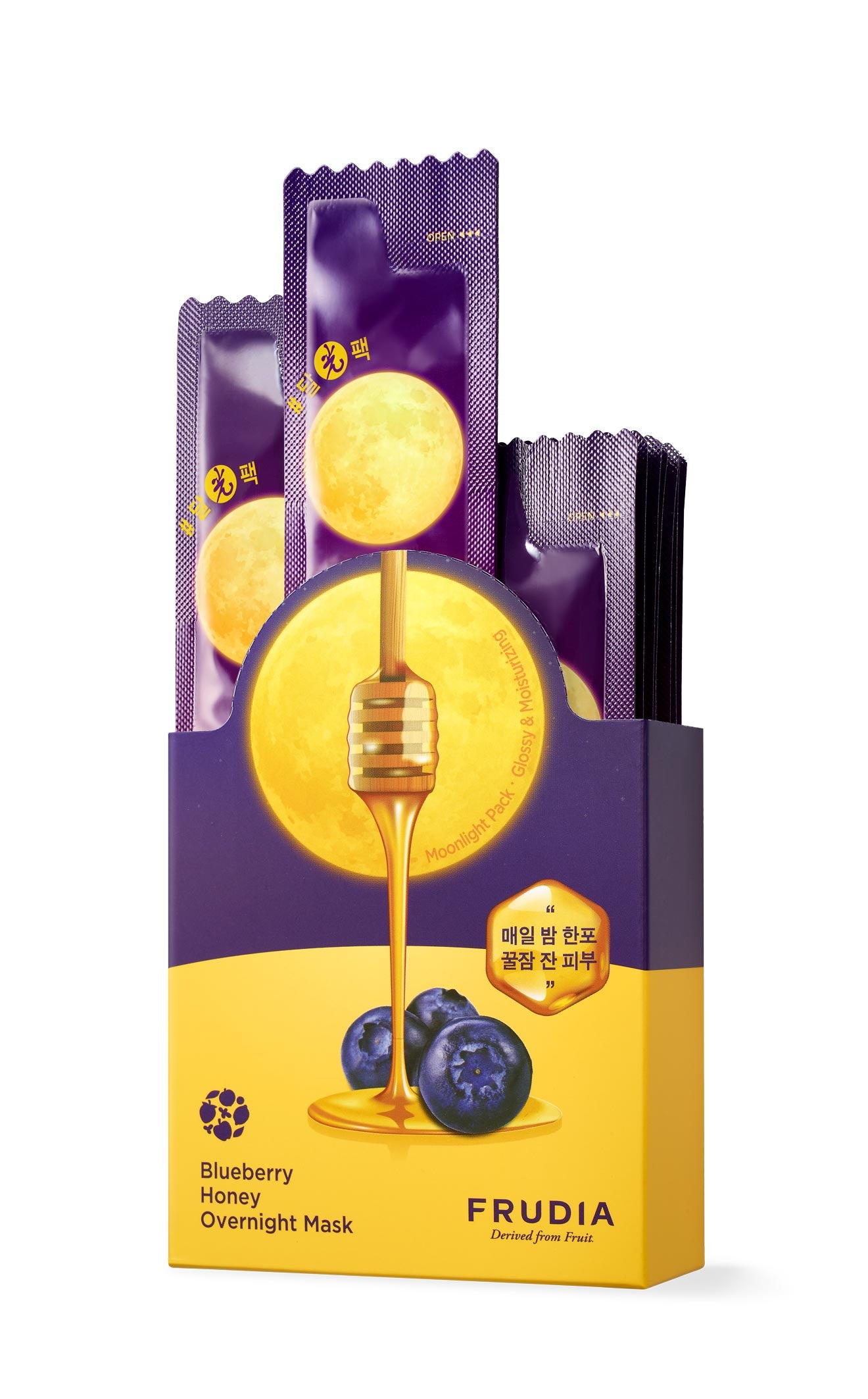 FRUDIA Blueberry Honey Overnight Mask – Masque de Nuit Hydratant à la Miel et Myrtille