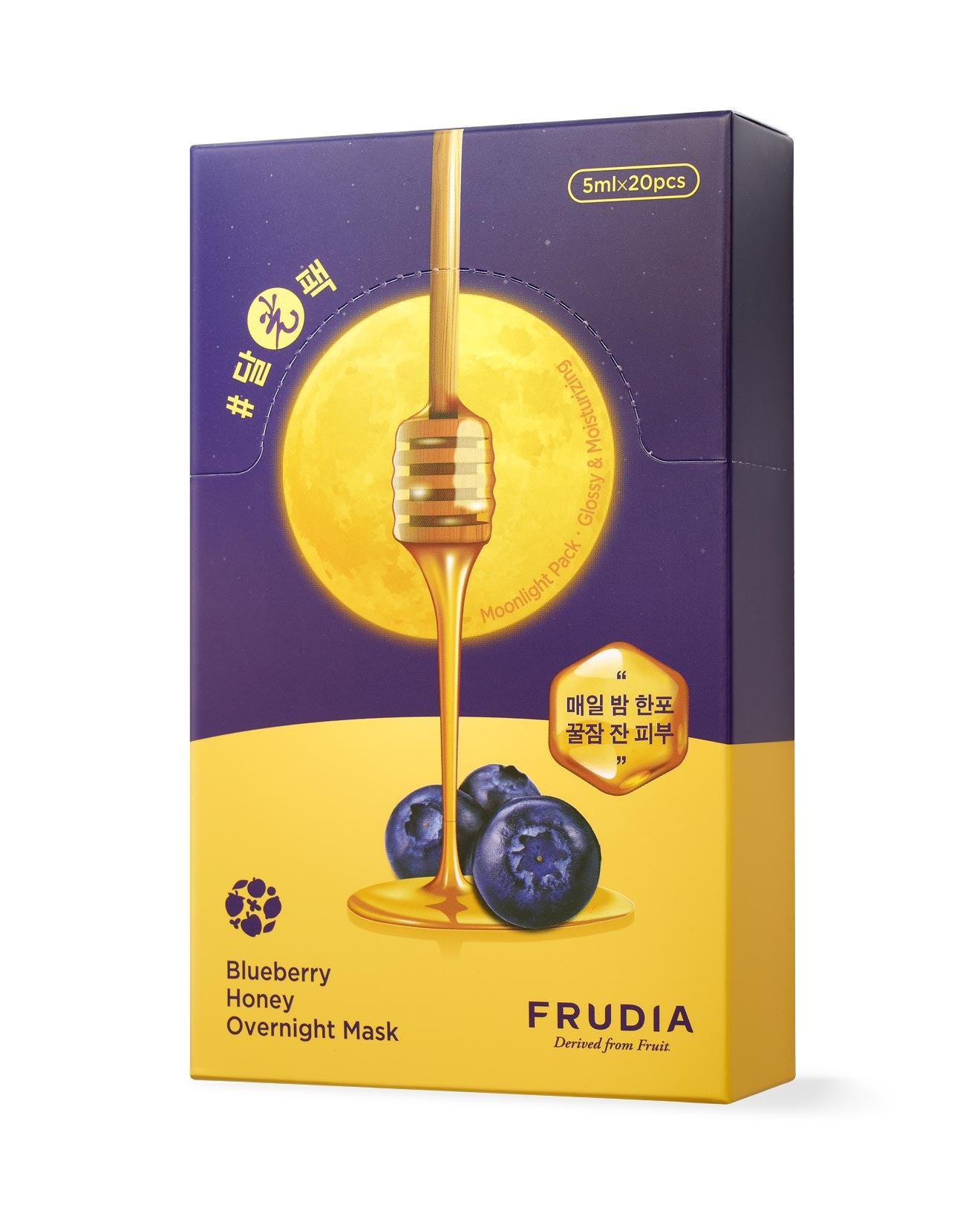 FRUDIA Blueberry Honey Overnight Mask – Masque de Nuit Hydratant à la Miel et Myrtille
