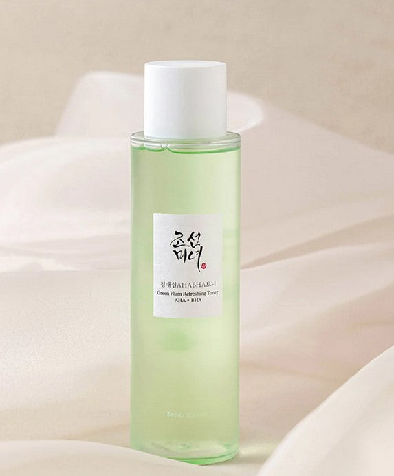 BEAUTY OF JOSEON Green Plum Refreshing Toner: AHA + BHA – Tonique Rafraîchissant au Prunier Vert avec AHA & BHA