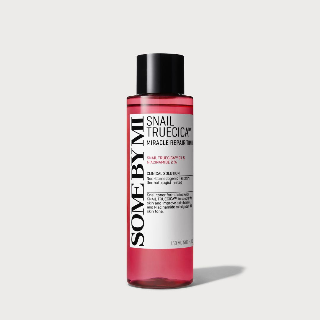 SOMEBYMI Snail TrueCICA Miracle Repair Toner – Toner Réparateur à la Bave d'Escargot et TrueCICA