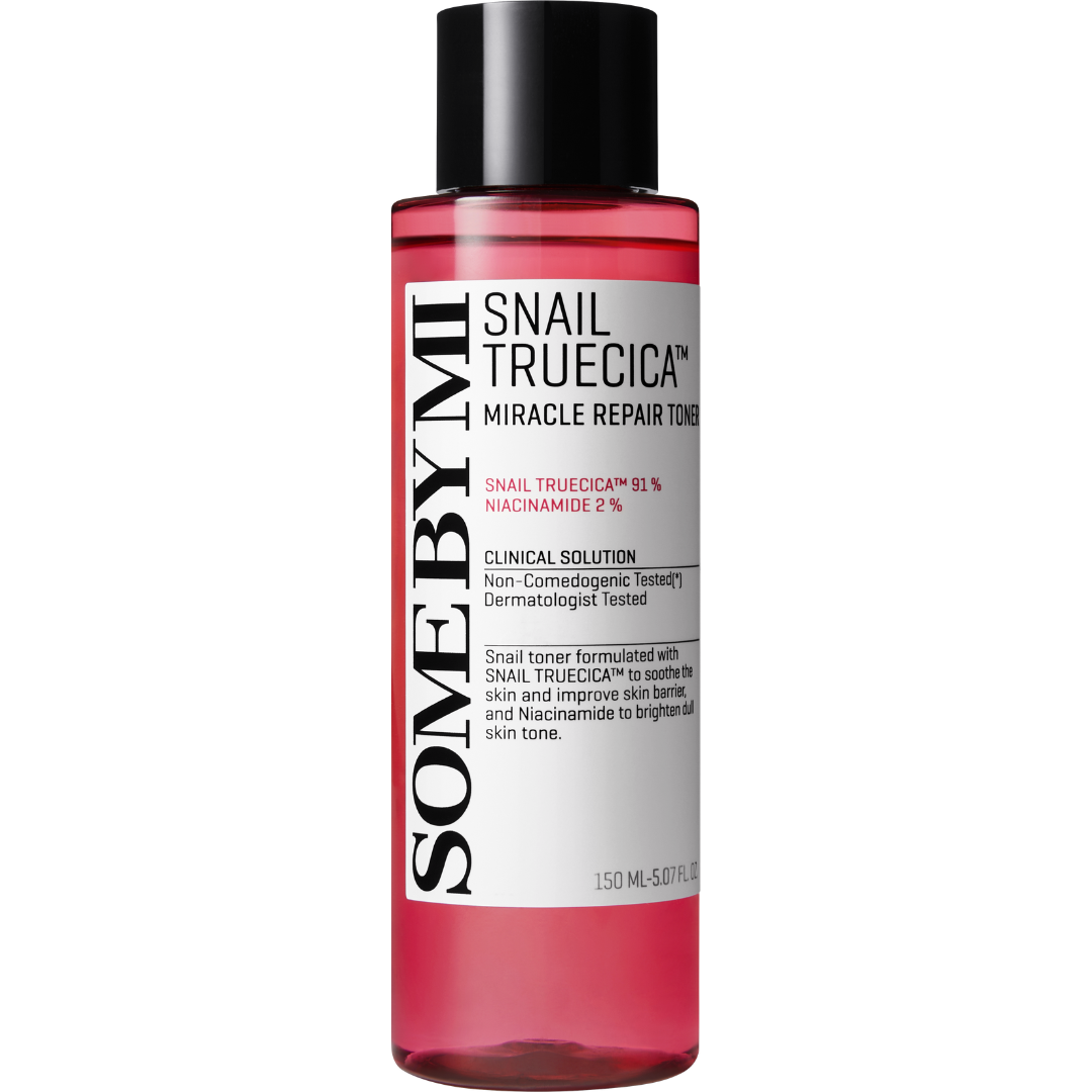 SOMEBYMI Snail TrueCICA Miracle Repair Toner – Toner Réparateur à la Bave d'Escargot et TrueCICA